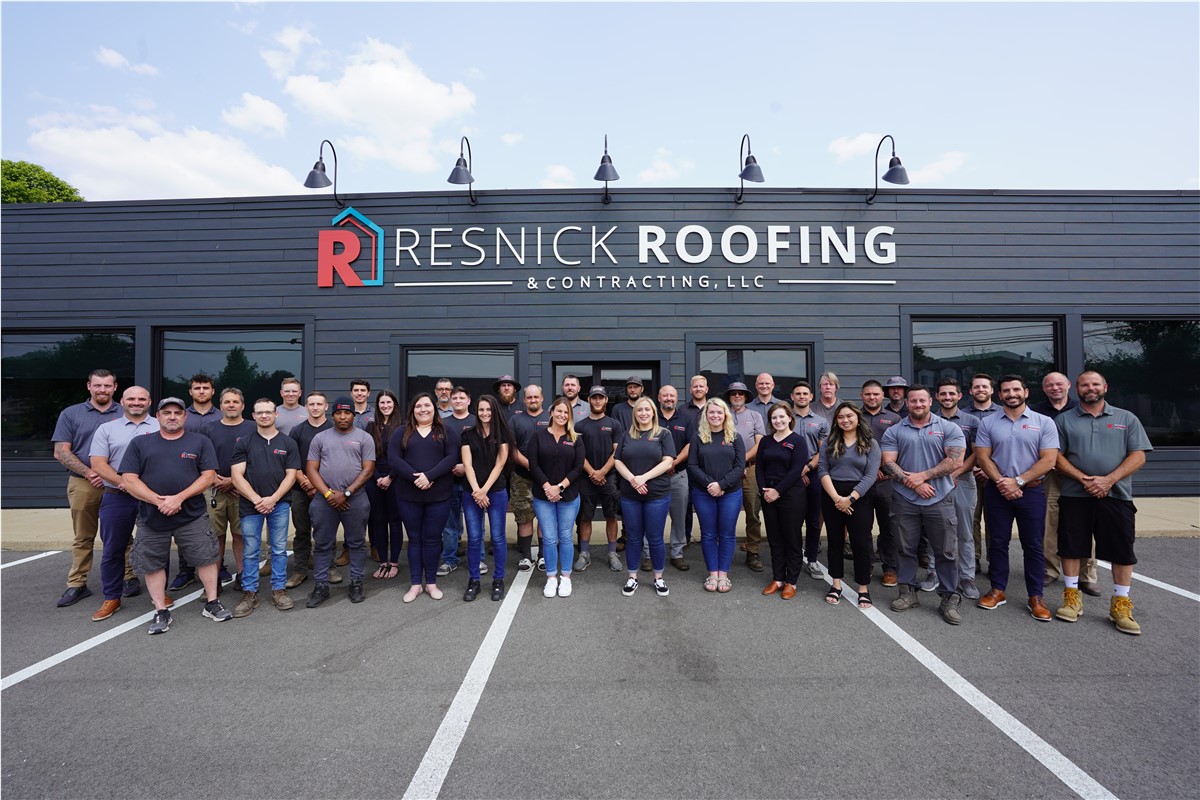 The Resnick Roofing team outside their Gibsonia office